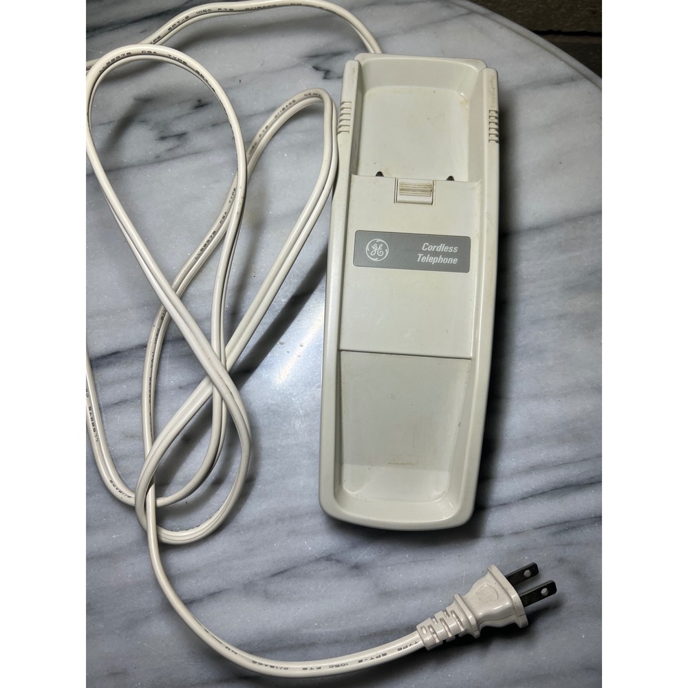 GE Cordless Telephone Base Model 5 S 2314 Recharge Cable Power Source BASE ONLY
